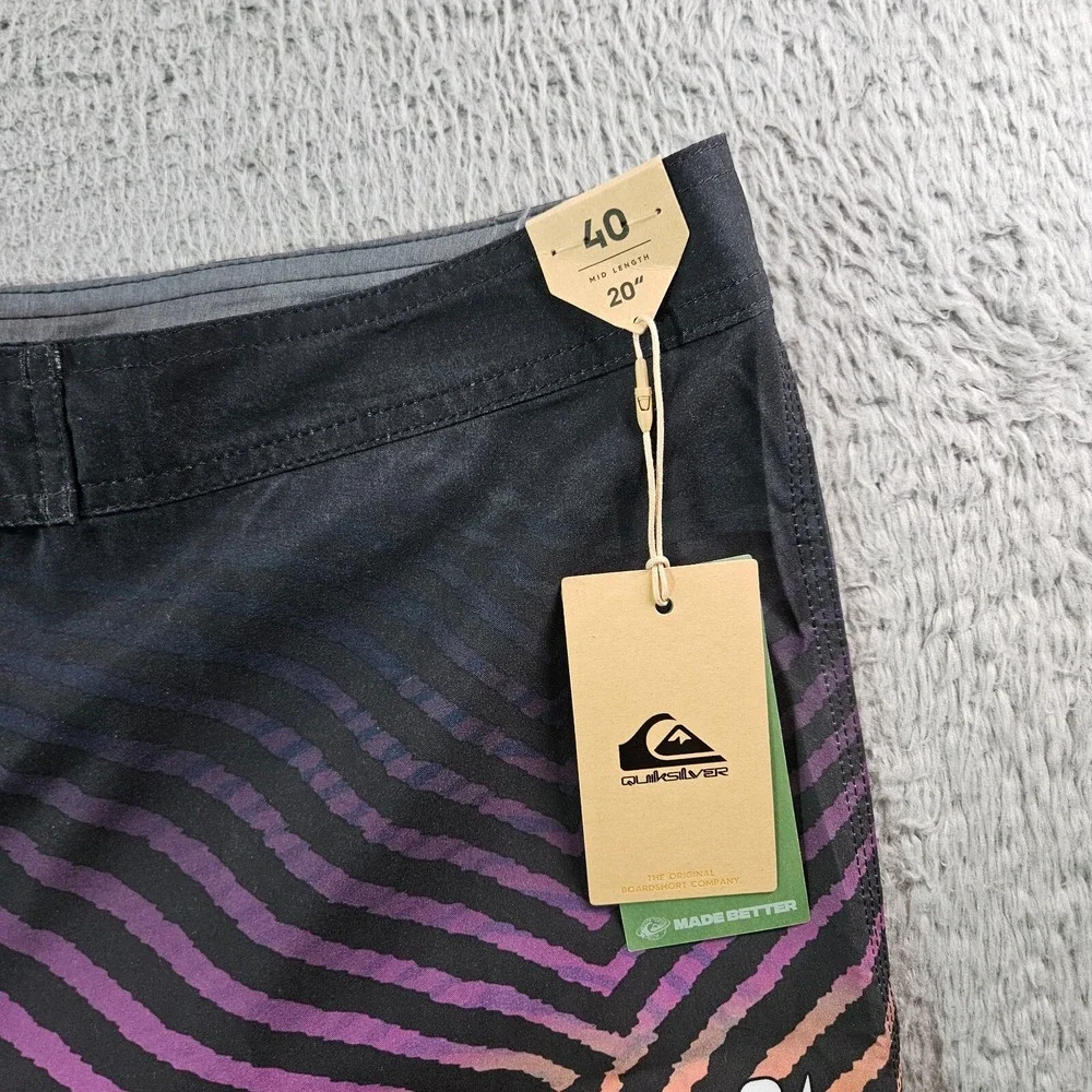 NWT Quiksilver Board Shorts‎ Swim Trunks Men 40 No Liner 20
